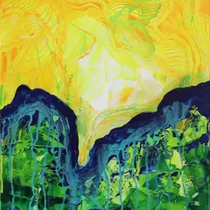 Unikat: "Fantasy II", Originalgemälde, J. Fernandez, Acrylbilder Neu Im Sortiment