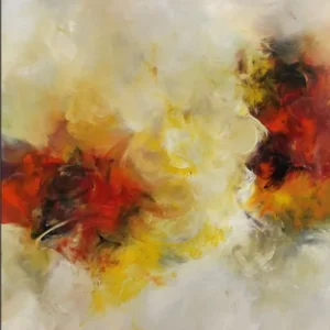 Abstrakte Acrylmalerei, C. Middendorf: "Blumenwiese IV", Originalgemälde (Unikat) Saisonangebot