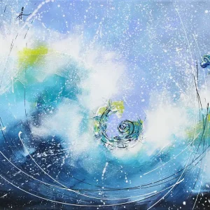 Kostenloser Rückversand Maya: "Ein neuer Tag", Originale Acrylbilder (Unikat)