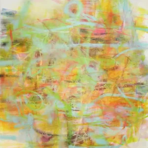 R. Schleeh: Wege die zusammenführen, Originalgemälde (Unikat), zeitgenössische Kunst Saisonangebot