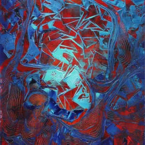 Garantierte Lieferung Originalgemälde: "Farboxidation III", Unikat, J. Fernandez