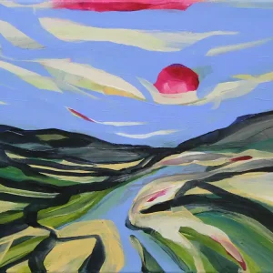 Acrylgemälde: "Dreamscape", Original/Unikat, J. Riemer Geprüft