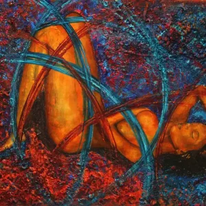 Wochenendangebot A. Garbe: "Distorted Beauty", originales Acrylgemälde (Unikat)