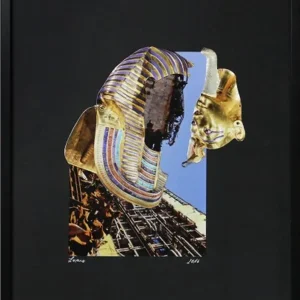 Surrealistische Collage, F. Lorenz: "o. T. aus Zyklus Ägypten (6)" Meistverkauft