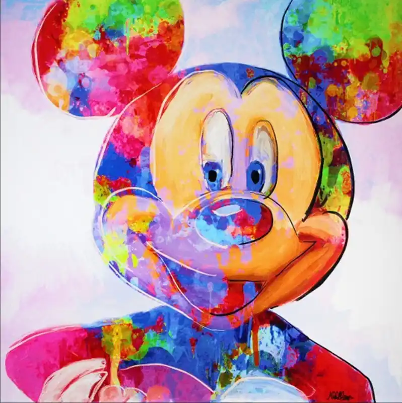 Beliebt Moderne Kunst von Holger Mühlbauer-Gardemin: "Mickey", Originalgemälde (serielles Unikat)