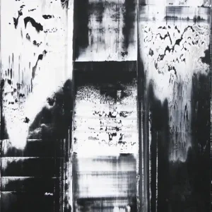 Solange Der Vorrat Reicht K. Sokoll: "Black & White 2", Originalgemälde (Unikat) (A)