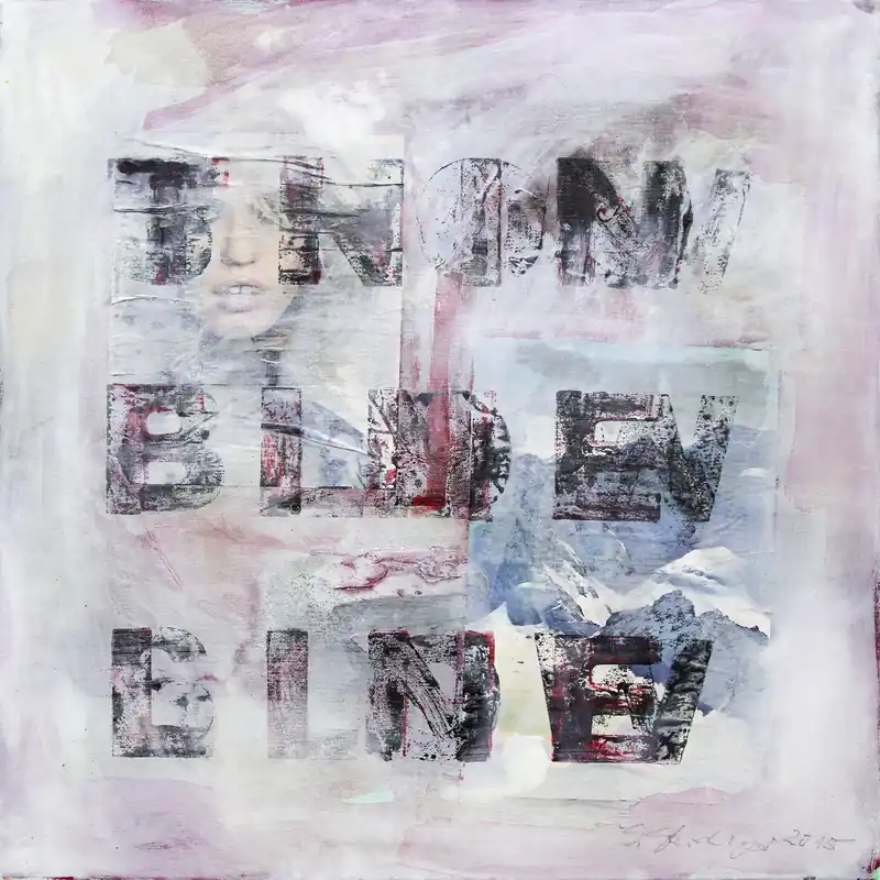 Direkt Vom Hersteller Acrylgemälde: "Thin fine line", Original/Unikat, G. Steidinger