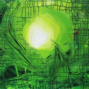 Online Kaufen Unikat: "Organisches Netz II", Originalgemälde, J. Fernandez, Acrylbilder