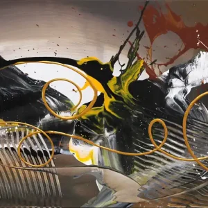 G. Hung: "Brodelnde Urmasse I", Originalgemälde (Unikat) Preis Gesenkt