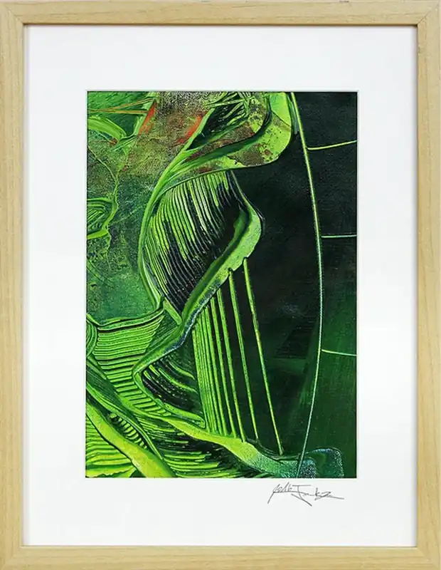 Schnäppchen Moderne Kunst, Julio Fernandez: "AUF BEUTE LAUERND", Unikat/Original
