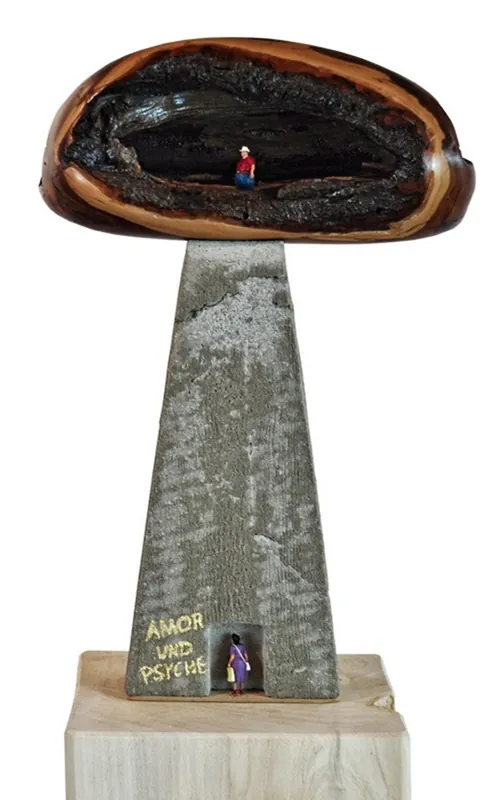 Skulptur, J. Zipfel : "AMOR UND PSYCHE" Preis Gesenkt