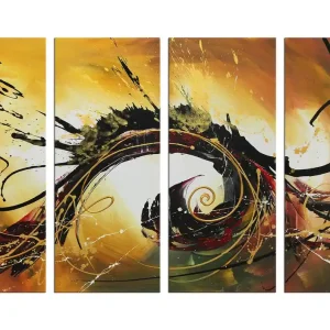 Abstrakte Originalkunst : "Global Impact III", G. Hung, Unikat Must-Have