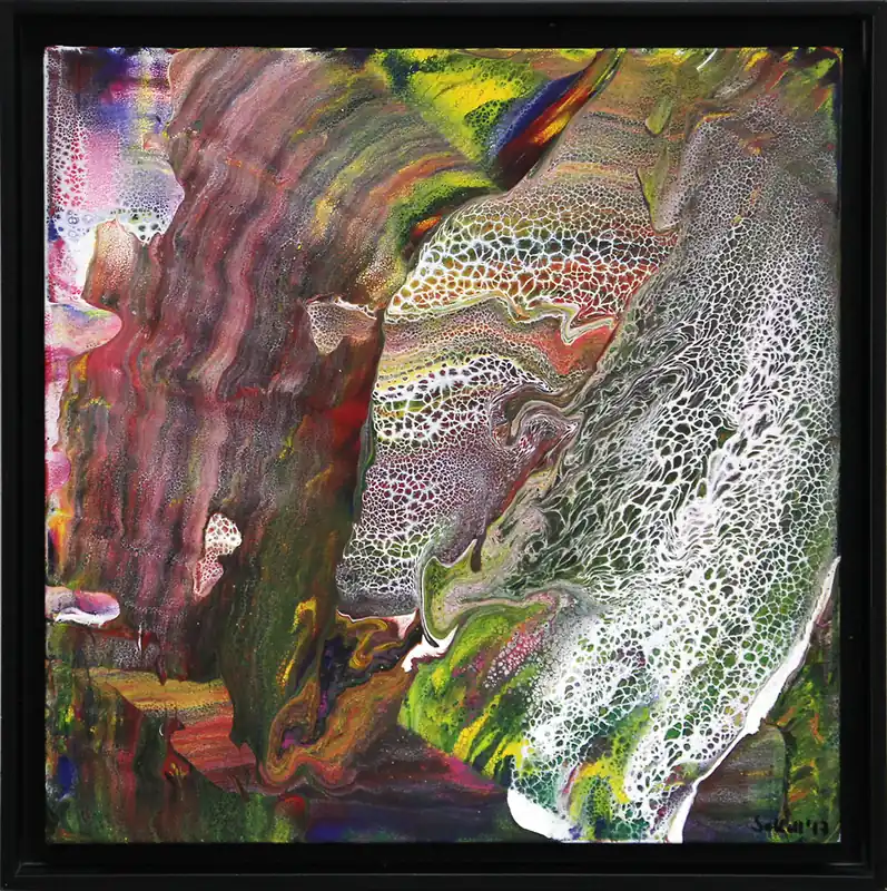 Geprüft K. Sokoll: "Frühlingserwachen 1", Originalgemälde (Unikat) (A)