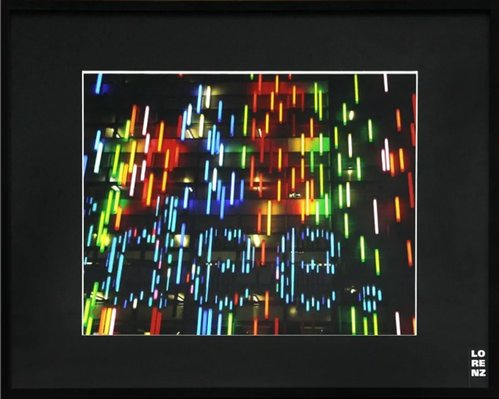 Kostenloser Versand Signierte & limitierte Fotokunst, F. Lorenz: "LIGHTS II"