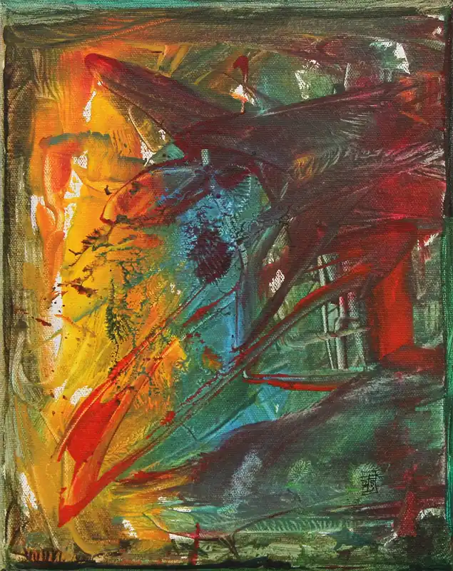 D. Hille: "Sein VII", Originalgemälde (Unikat) Sonderangebot