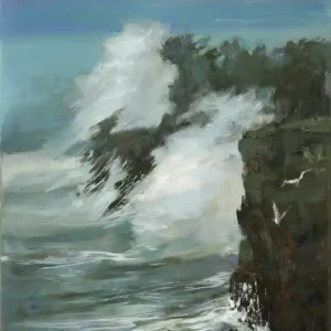 Ölgemälde: "Ocean Power", Original/Unikat, H. Havartsou Beliebt