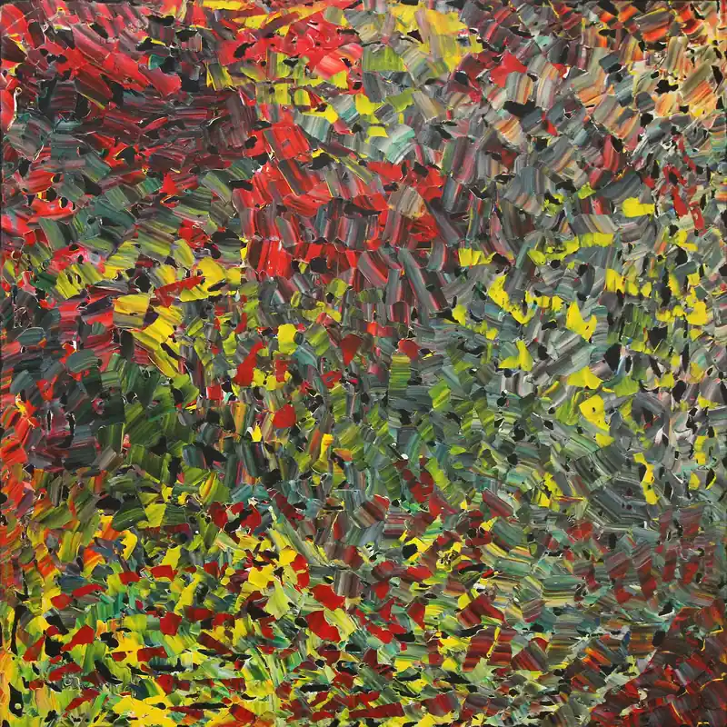 Saisonangebot Acrylgemälde: "Pieces 4", Original/Unikat, H.J. Uekötter