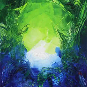 Top-Preis Unikat: "Sommerfreuden I", Originalgemälde, J. Fernandez, Acrylbilder