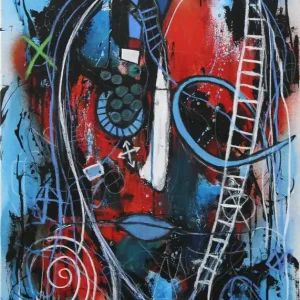 Nur Für Kurze Zeit I. Schmidt: "Getaway", expressives Originalgemälde (Unikat)