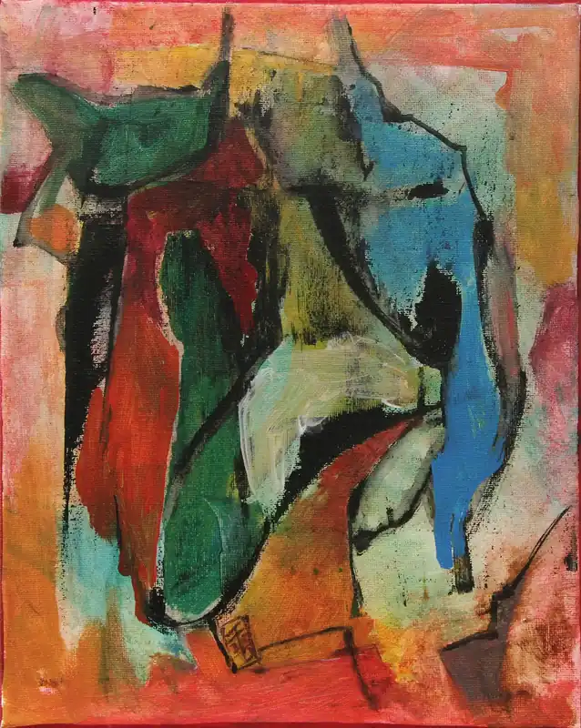 Meistverkauft D. Hille: "Sein II", Originalgemälde (Unikat)
