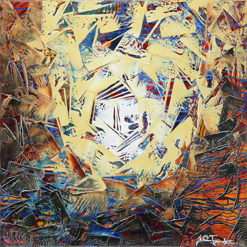Neue Ware Originalgemälde: "Mirrors III", Unikat, J. Fernandez