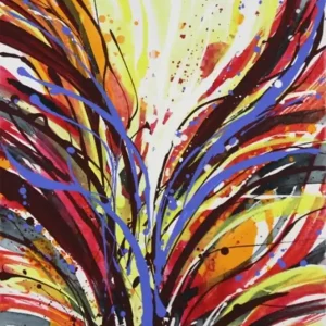 Neu Acrylbilder. L.Roth: "Blütezeit"