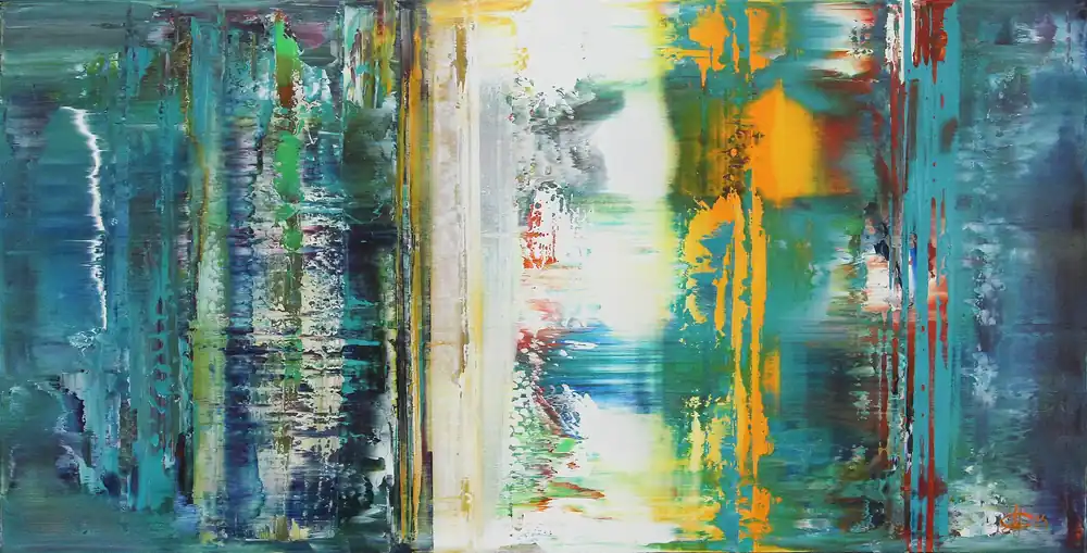Aktuell Originalgemälde: "Asian Summer III", G. Hung, Unikat