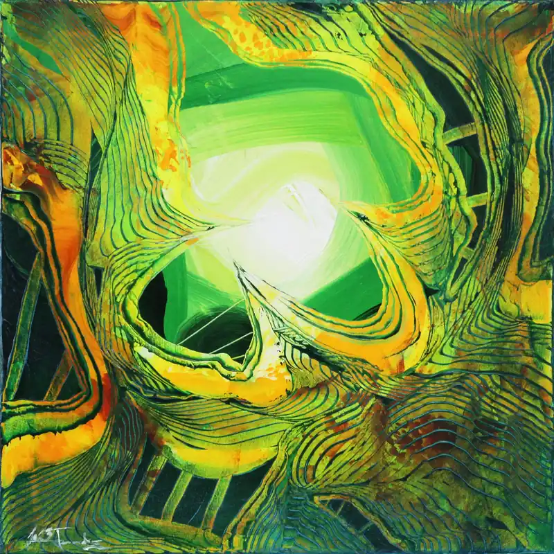 Nur Für Kurze Zeit Unikat: "Powerful I", Originalgemälde, J. Fernandez, Acrylbilder