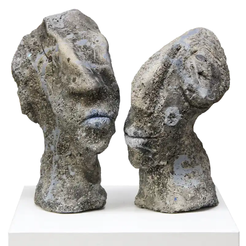I. Schmidt: "We belong together (Paar)", zeitgenössische Skulptur, Original/Unikat Top-Seller