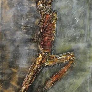 Kracherpreis Acrylgemälde: "Wanne dance", Original/Unikat, H.J. Uekötter
