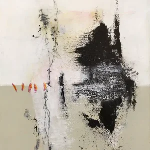 Preisreduziert R. Schleeh: Ich gehe meinen Weg I, Originalgemälde (Unikat), zeitgenössische Kunst