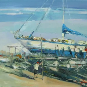 Ölgemälde: "Between Seasons", Original/Unikat, H. Havartsou Schnäppchen