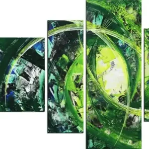 Sale Mehrteilige Acrylbilder: Cool Summer II, R. König, Originalgemälde (Unikat)