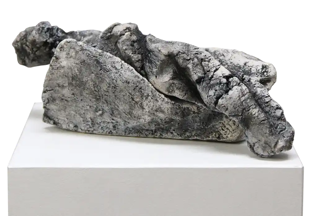 Billig I. Schmidt: "Relaxed", zeitgenössische Skulptur, Original/Unikat