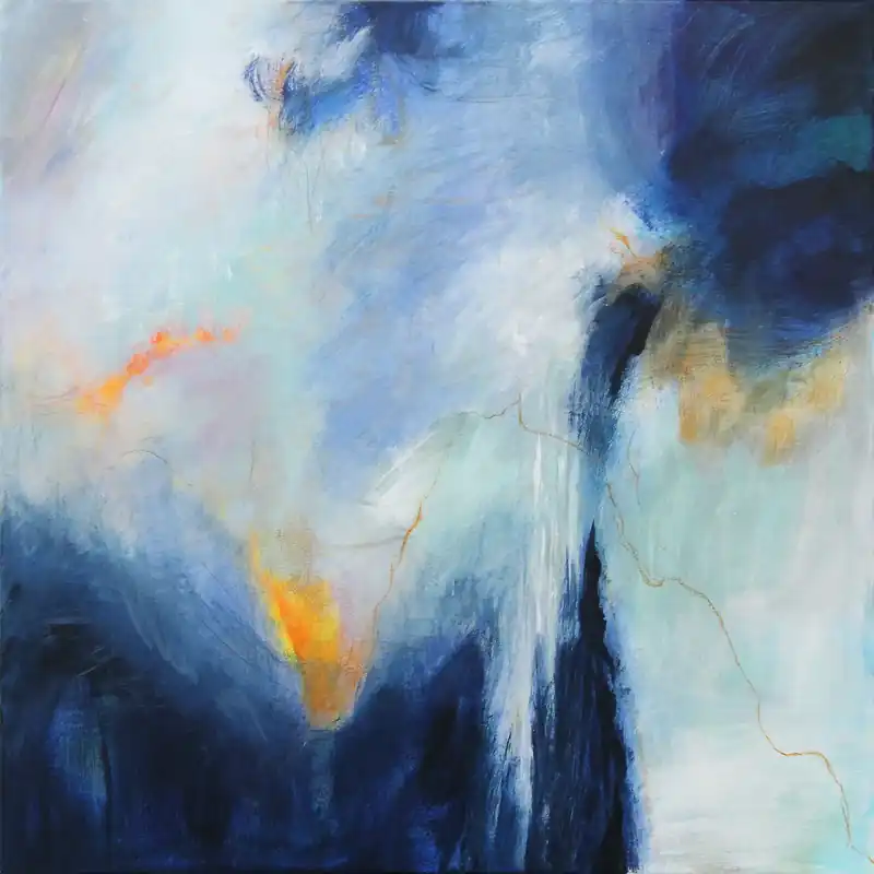 Billig M.Rick: "Impulse", Originalgemälde (Unikat)