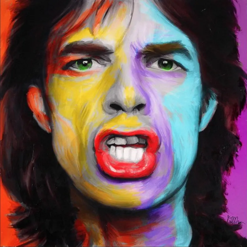 Saisonangebot Moderne Kunst von Holger Mühlbauer-Gardemin: "Mick", Originalgemälde (serielles Unikat)