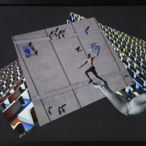 Surrealistische Collage, F. Lorenz: "The Game" Angebot