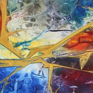 Originalgemälde: "Outer Limits I", G. Hung, Unikat Sonderangebot