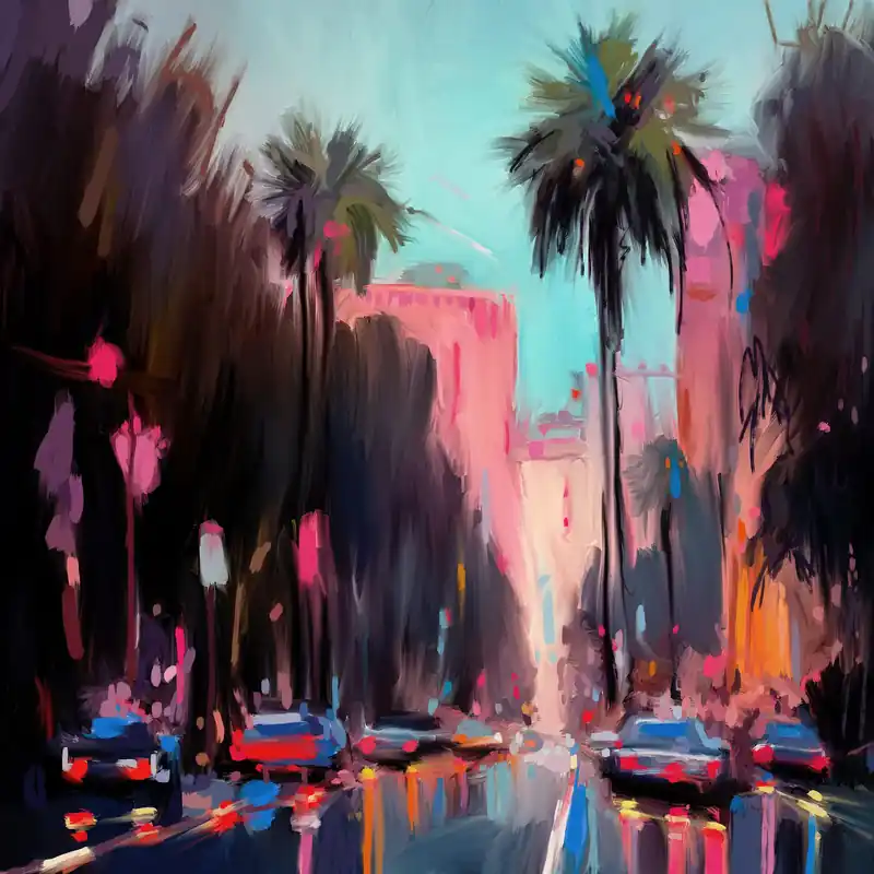 Kunstdruck, signiert: "Hollywood 3", Holger Mühlbauer-Gardemin, Edition, Nr. 1/150 Schneller Versand