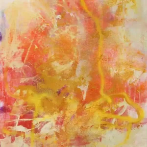 R. Schleeh: "Wenn Träume wie Lichter schweben", Originalgemälde (Unikat), zeitgenössische Kunst Sonderaktion