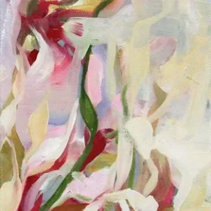 Ölgemälde: "Gartenherzschlag 4", Original/Unikat, J. Riemer Kostenloser Rückversand