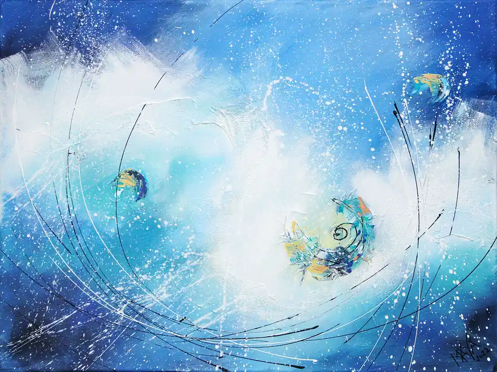 Maya: "Sturmböe", Originale Acrylbilder (Unikat) Sonderaktion