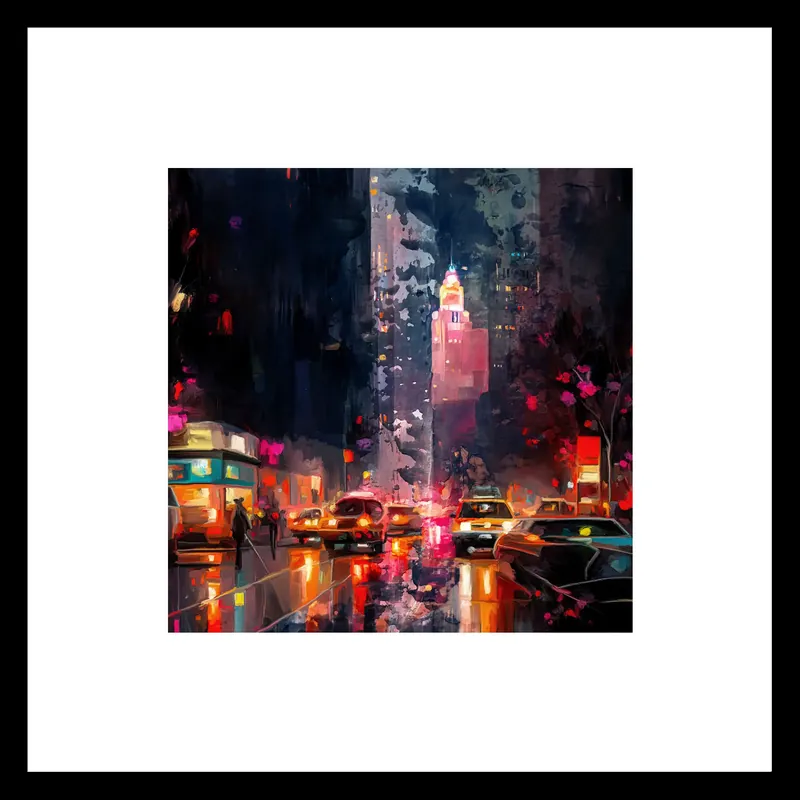 Top-Preis Fineartprint, signiert: "New York - Straßenszene", Holger Mühlbauer-Gardemin, limitierte Edition auf Papier, Nr. 3/150
