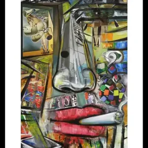Fineartprint, signiert: "Behind the Surface III", K. Namazi, limitierte Edition auf Papier, Nr. 1/150 Mega-Angebot