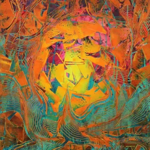 Unikat: "Zwischenwelten IV", Originalgemälde, J. Fernandez, Acrylbilder Must-Have