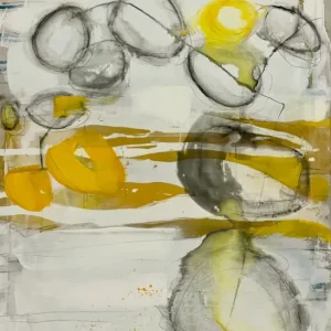 S. Kirsch: "Sonnenblumen im Winter", Originalgemälde (Unikat) Geprüft