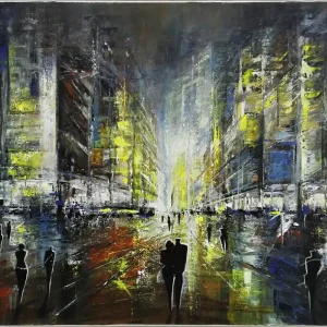 Meistverkauft Originalgemälde: "Dreams of Singapore III", K. Namazi, Unikat
