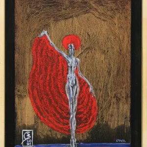C. Blechschmidt: "DiVa", Original/Unikat, zeitgenössisches Ölgemälde Preisknaller