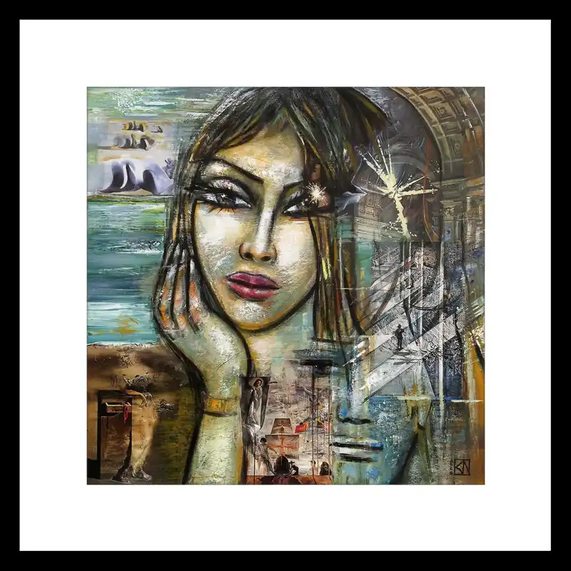 Online Kaufen Fineartprint, signiert: "Visualisierte Sehnsucht", K. Namazi, limitierte Edition auf Papier, Nr. 1/150