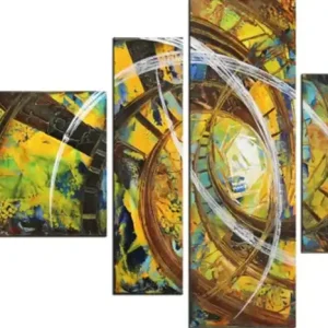 Mehrteilige Acrylbilder: Straight ahead I, R. König, Originalgemälde (Unikat) Heißes Angebot